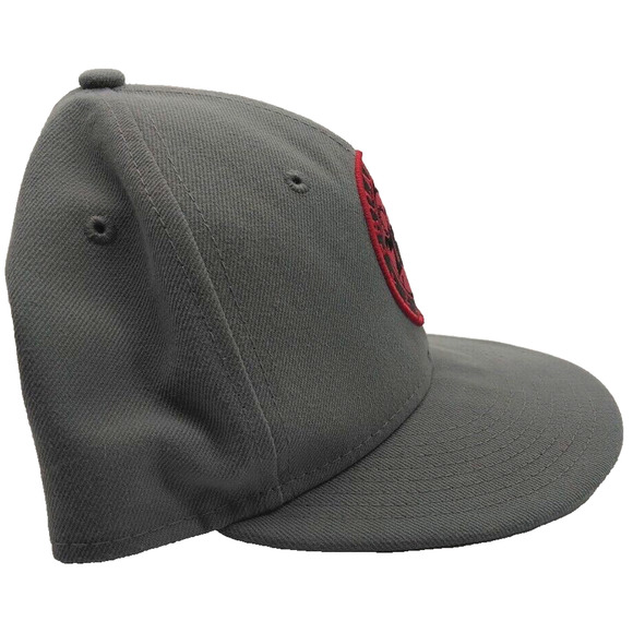 New Era 59Fifty Mens Fitted Cap Hat Size 7 1/4 Gray Philadelphia 76ers NBA - Picture 7 of 10